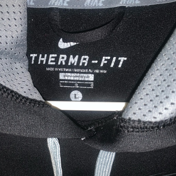 Black & Silver Mens Hoodie - Picture 3 of 3